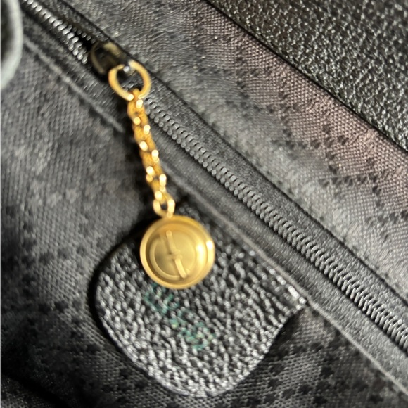 GUCCI Black Leather Suede Bamboo Top Handle Backpack Excellent Condition Black - Picture 10 of 12